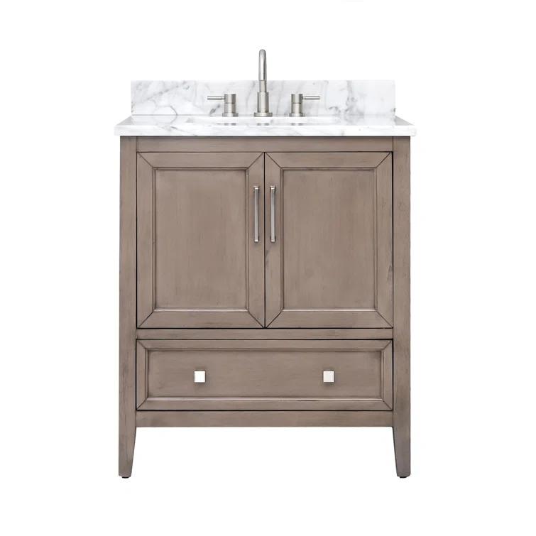 Avanity Everette-Vs31-Wd-C Everette 30" Single Basin Vanity Set - MultiColor