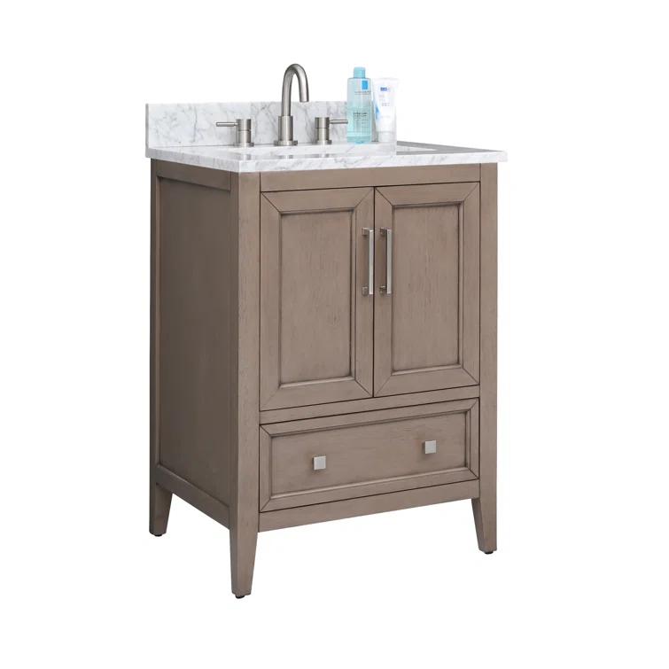 Avanity Everette-Vs25-Wd-C Everette 24" Single Basin Vanity Set - MultiColor