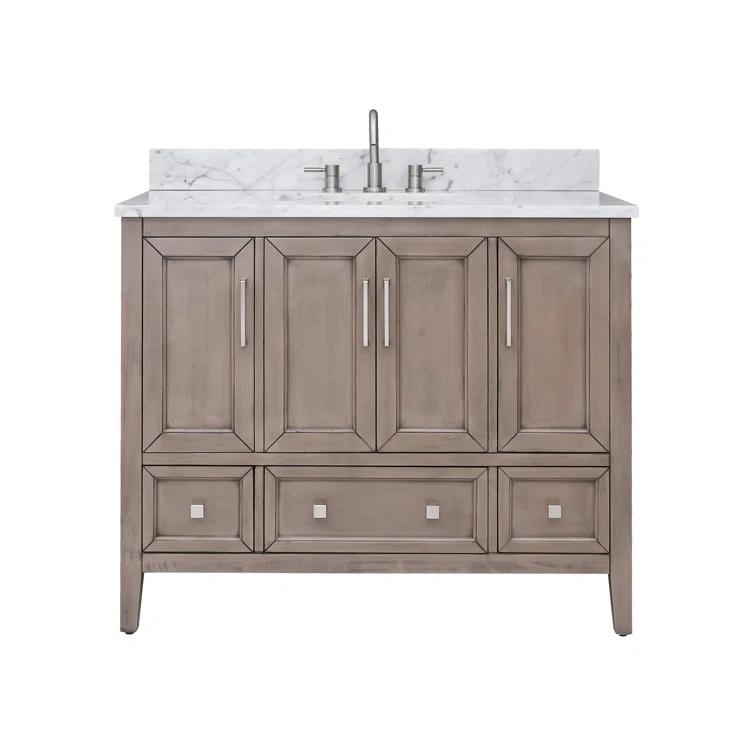 Avanity Everette-Vs43-Wd-C Everette 42" Single Basin Vanity Set - MultiColor