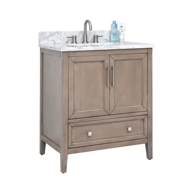 Avanity Everette-Vs31-Wd-C Everette 30" Single Basin Vanity Set - MultiColor