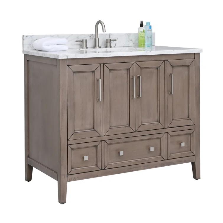 Avanity Everette-Vs43-Wd-C Everette 42" Single Basin Vanity Set - MultiColor
