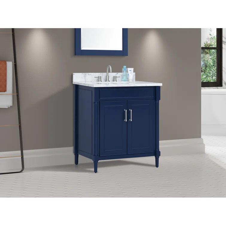 Joss & Main Addison 31'' Single Bathroom Vanity with Marble Top