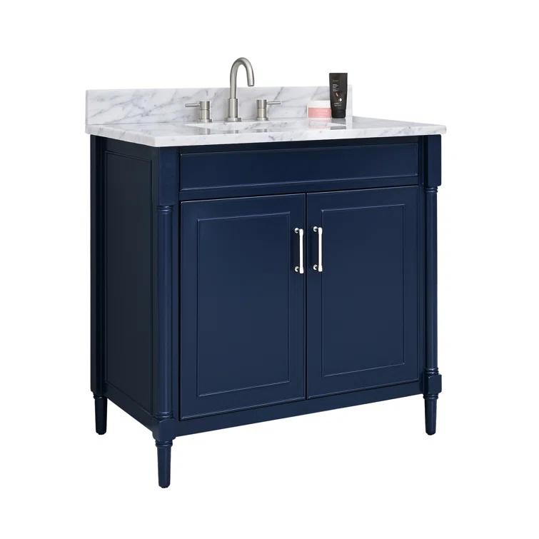 Joss & Main Addison 31'' Single Bathroom Vanity with Marble Top