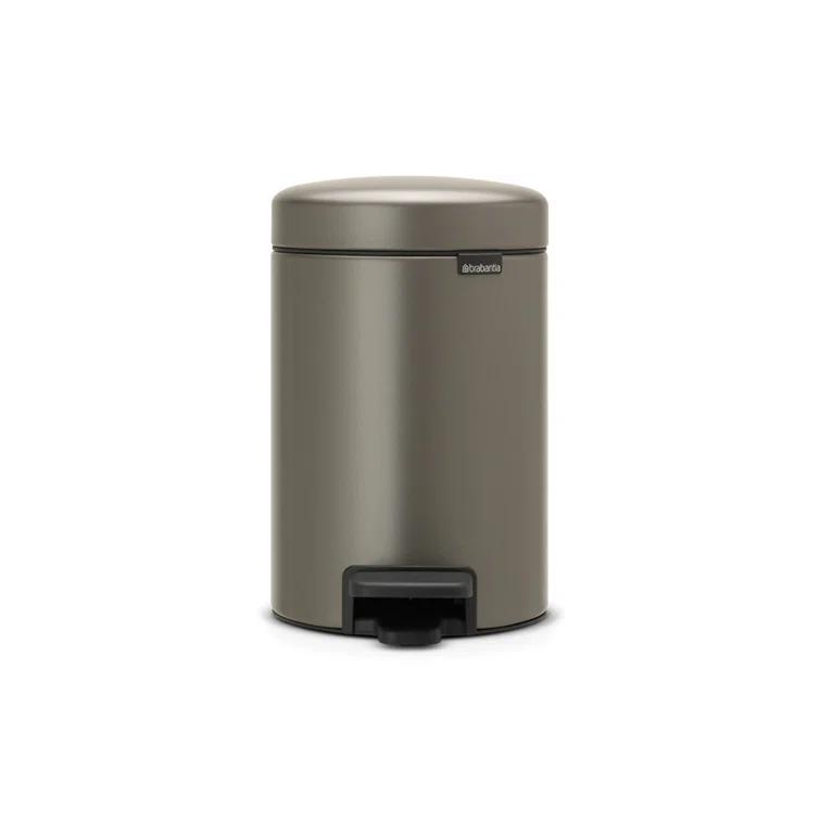 Brabantia Newicon Step On Trash Can, 5.3 Gallon (20 Liter)