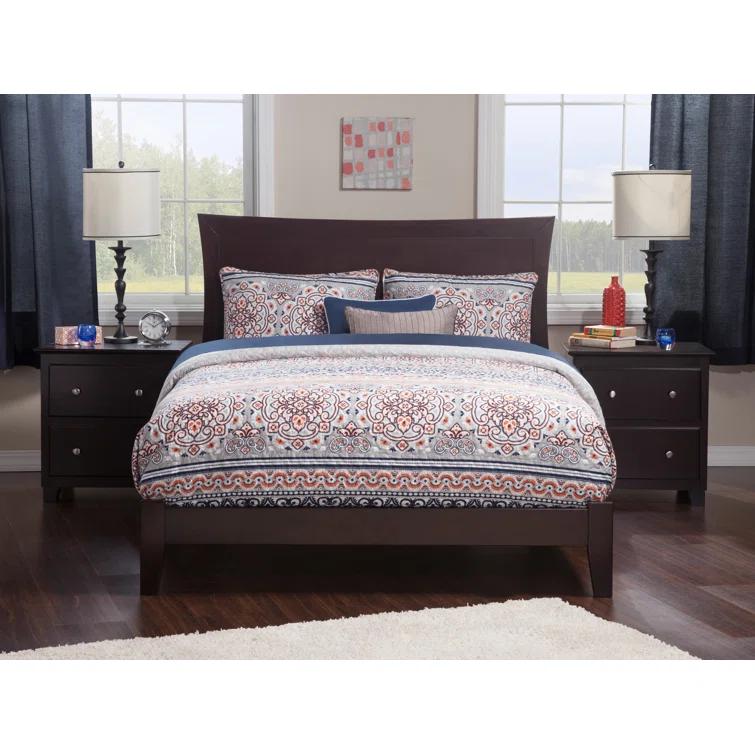 Metro Low Profile Solid Wood Platform Bed
