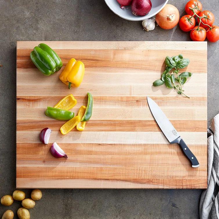 John Boos Wood Edge Grain Reversible Cutting Board