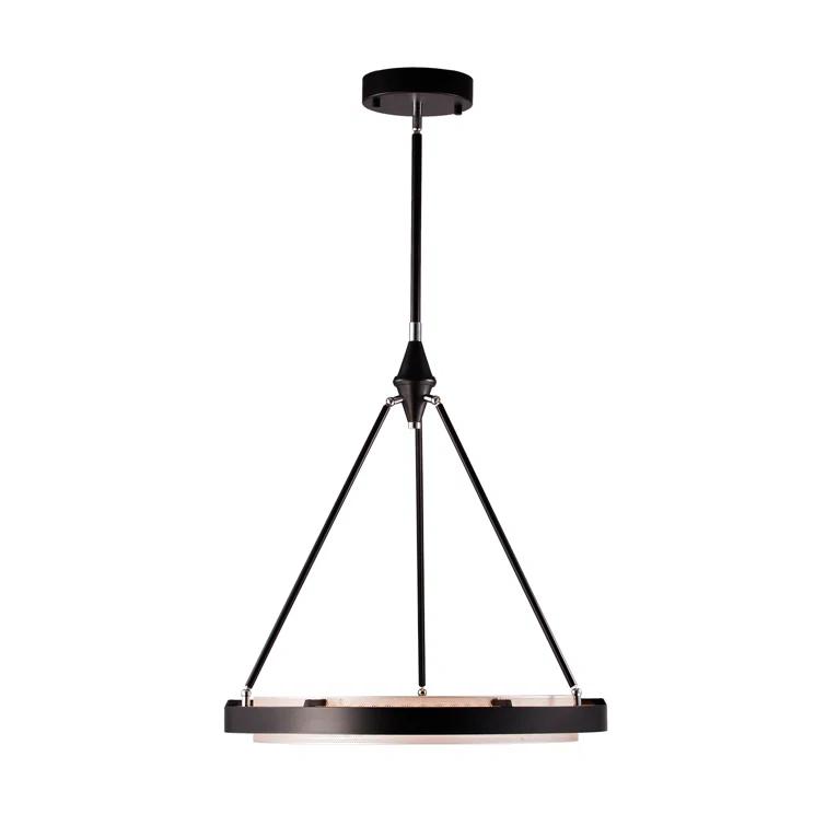 Alora Lighting Duo 1 - Light Black LED Unique/Statement Pendant
