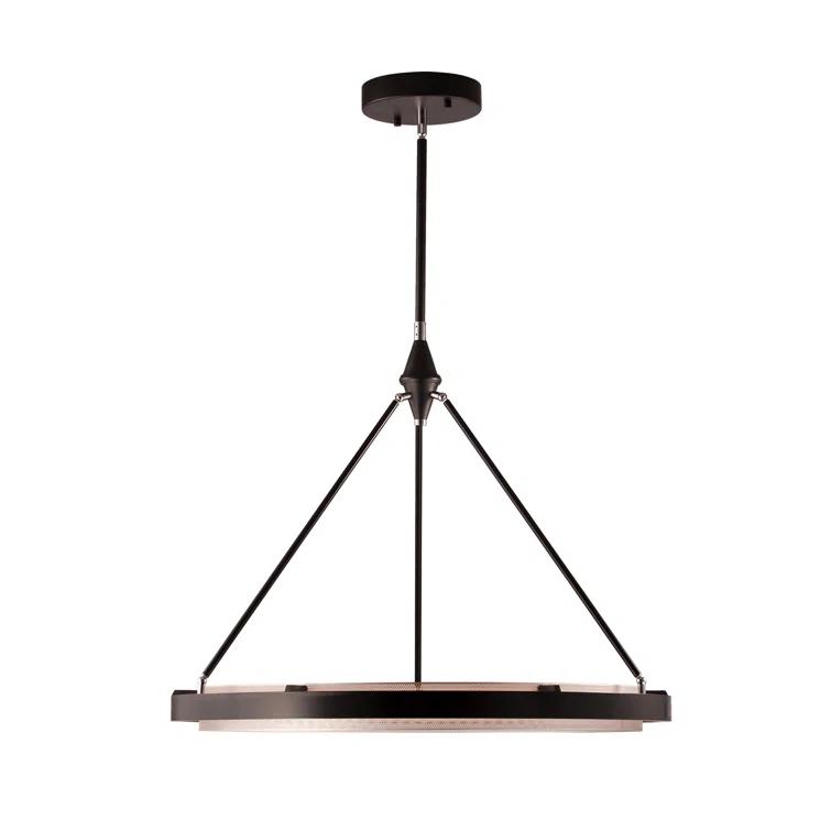 Duo 1 - Light Black LED Unique/Statement Pendant