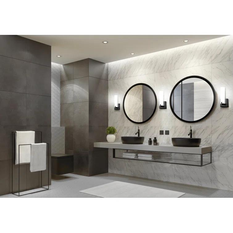 Steel LED Armed Sconce