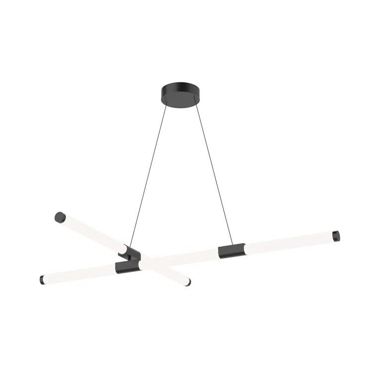 Akari 2 - Light Dimmable LED Modern Linear Chandelier
