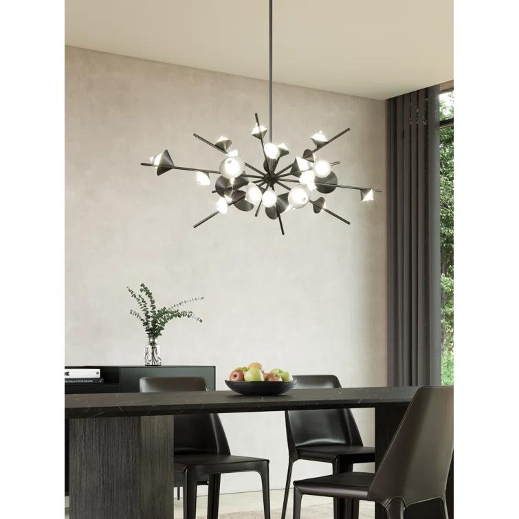 Kuzco Lighting Geode Dimmable LED Sputnik Sphere Chandelier