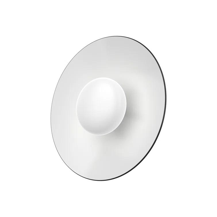 Cruz Glass LED Semi Flush Mount