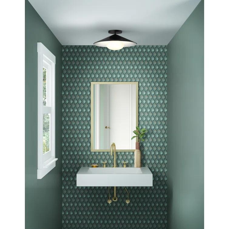 Cruz Glass LED Semi Flush Mount