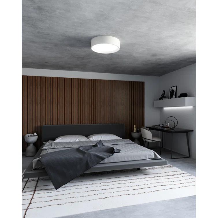 Kuzco Lighting Dalton Fabric LED Flush Mount