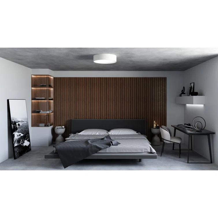 Kuzco Lighting Dalton Fabric LED Flush Mount