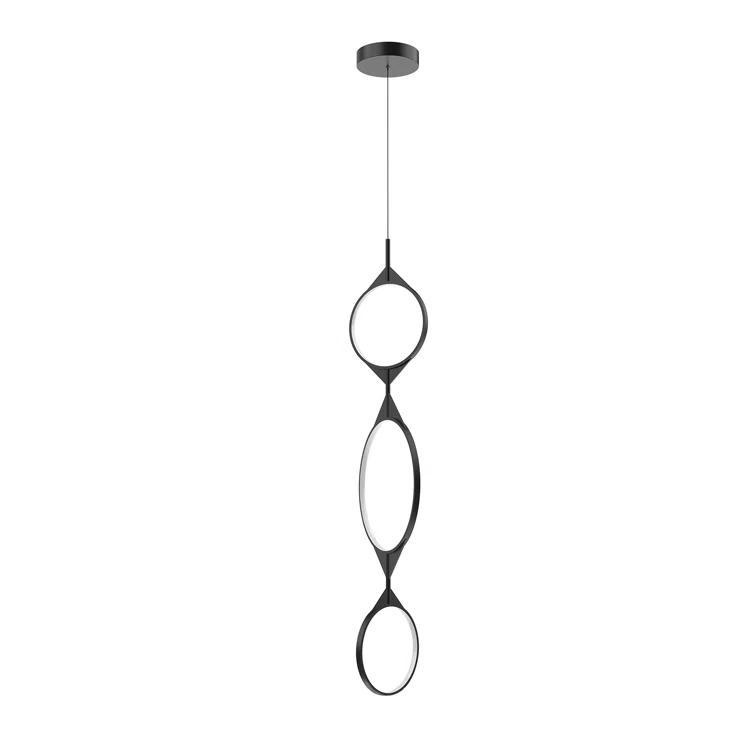 Serif 3 - Light Black LED Unique/Statement Pendant