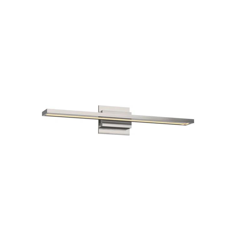 Brio 24-in 1 Light 22-Watt Brushed Nickel Integrated LED Vanity Light