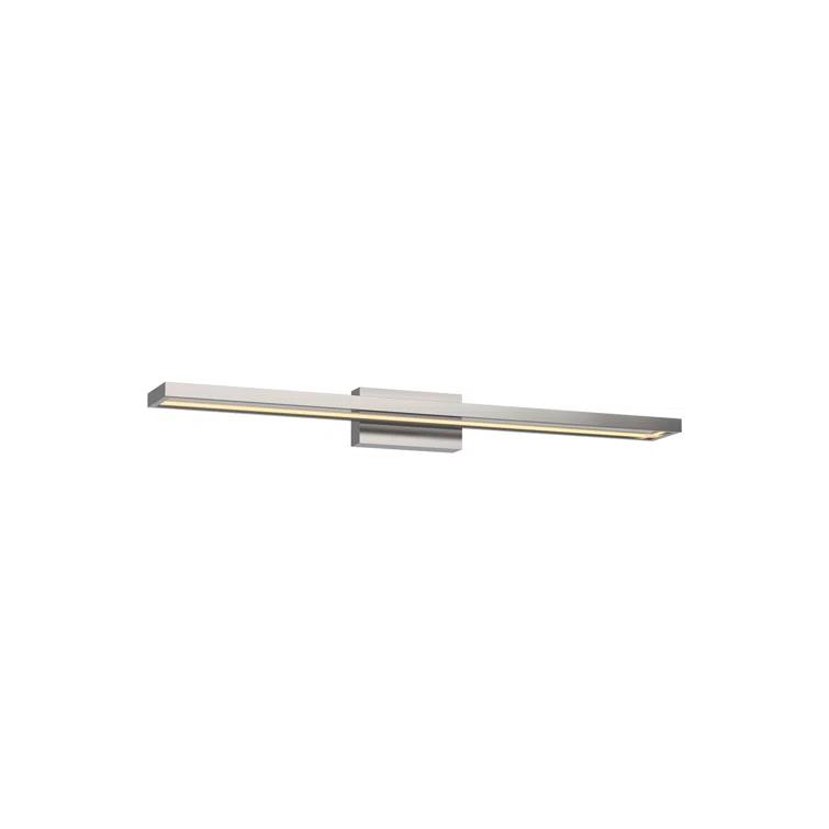 Brio 24-in 1 Light 22-Watt Brushed Nickel Integrated LED Vanity Light
