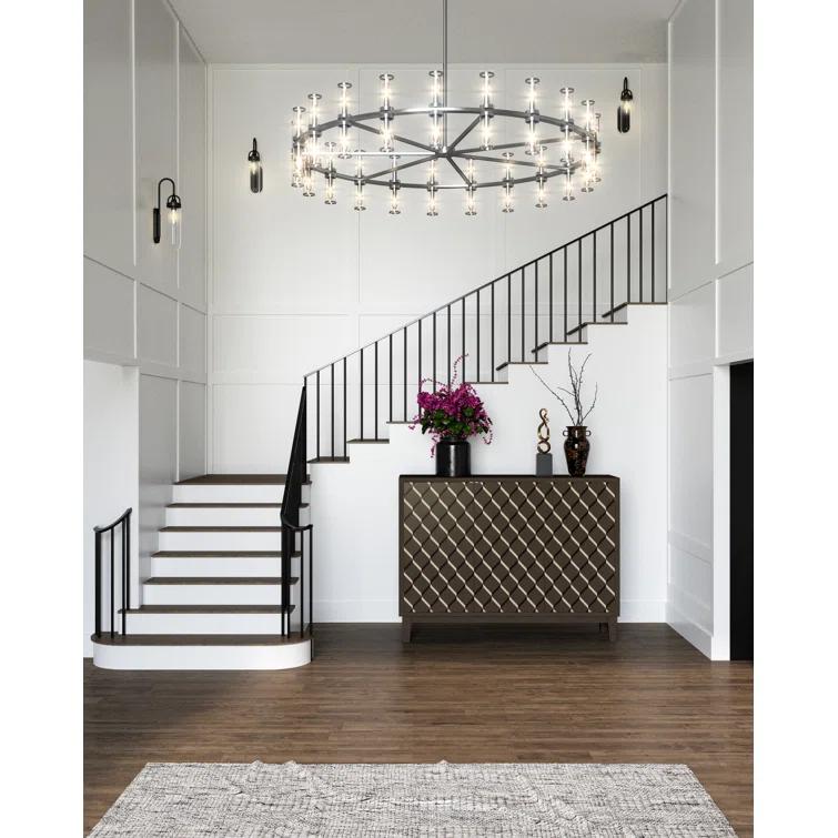 Revolve 42 - Light Dimmable Wagon Wheel Chandelier