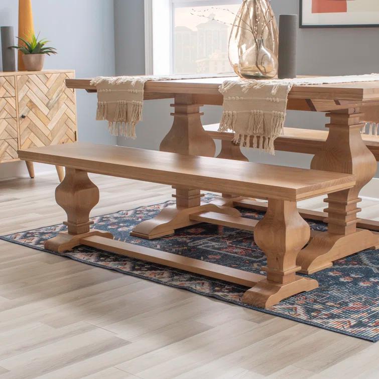 Strickler Solid Wood Bench