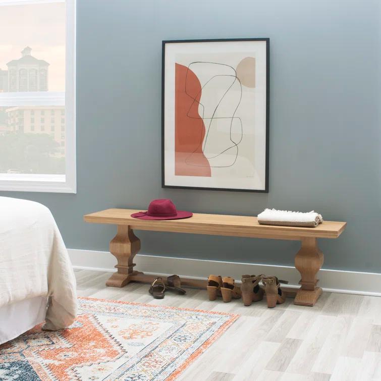 Strickler Solid Wood Bench