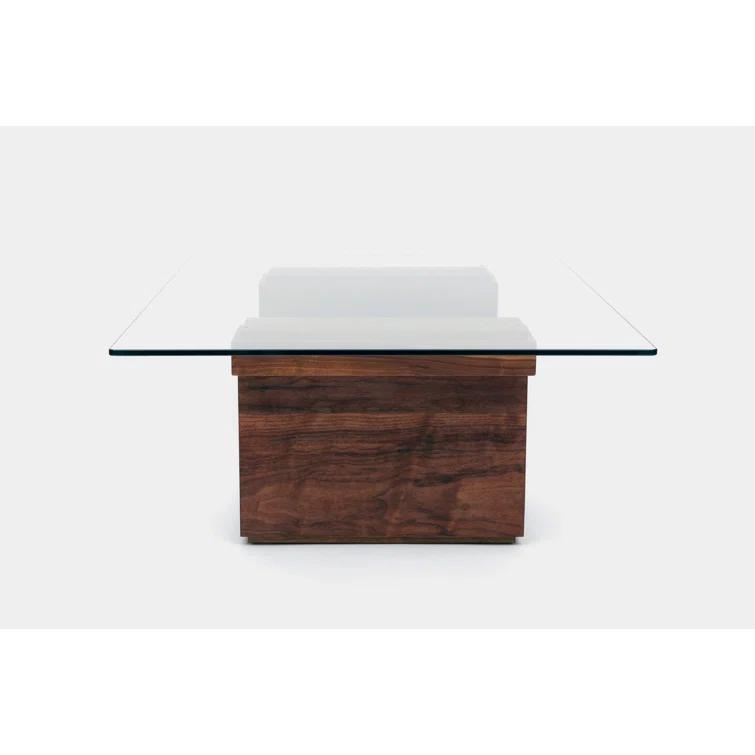SQG Pedestal Coffee Table with Storage