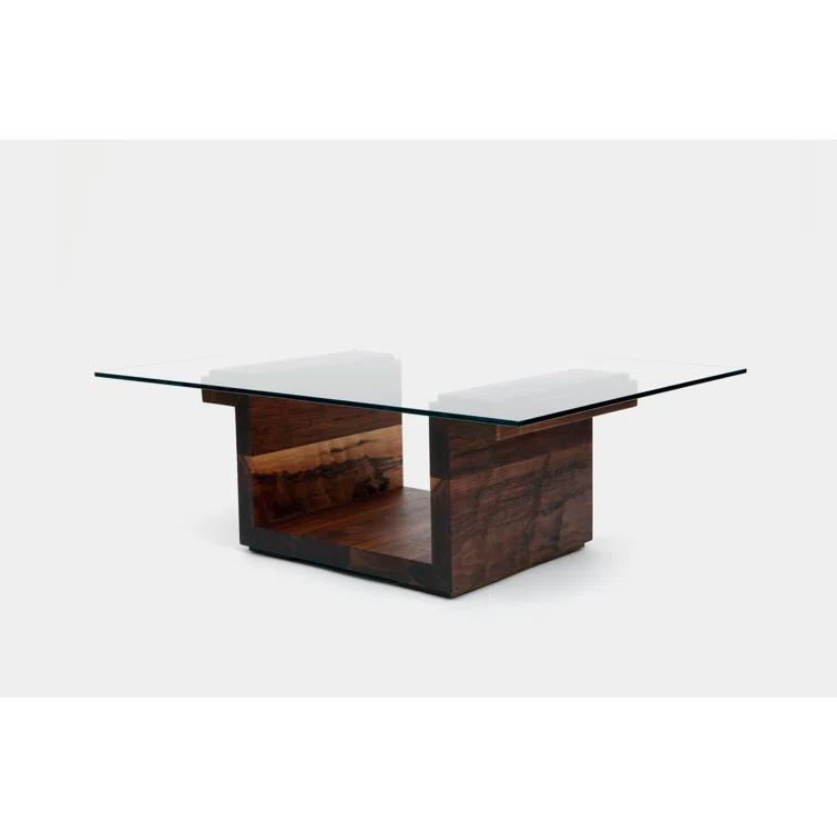 SQG Pedestal Coffee Table with Storage