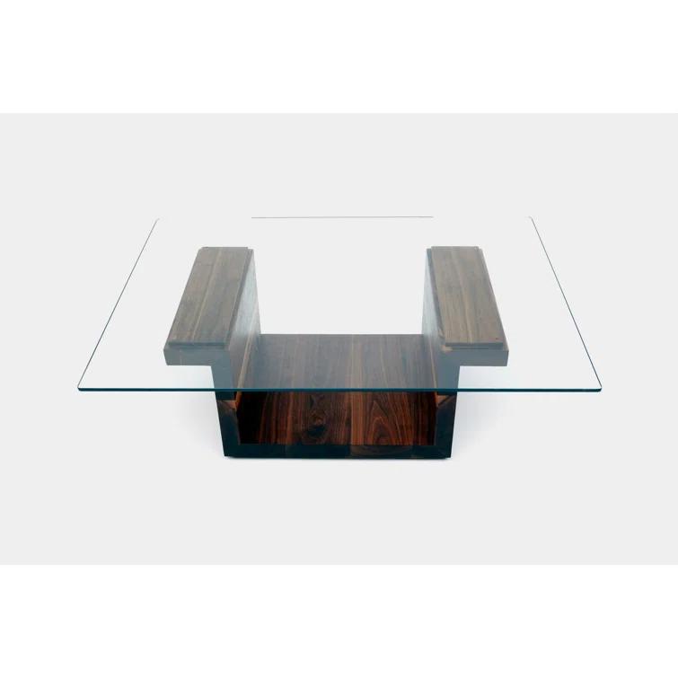 SQG Pedestal Coffee Table with Storage