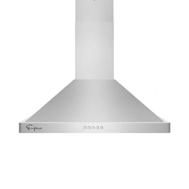 Empava 30" Stainless Steel 400 CFM Ducted (Vented) Wall Range Hood with Baffle Filter