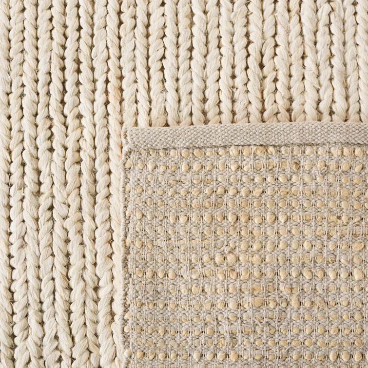 Hand-Knotted Birch & Cotton Blend 8' x 10' Area Rug
