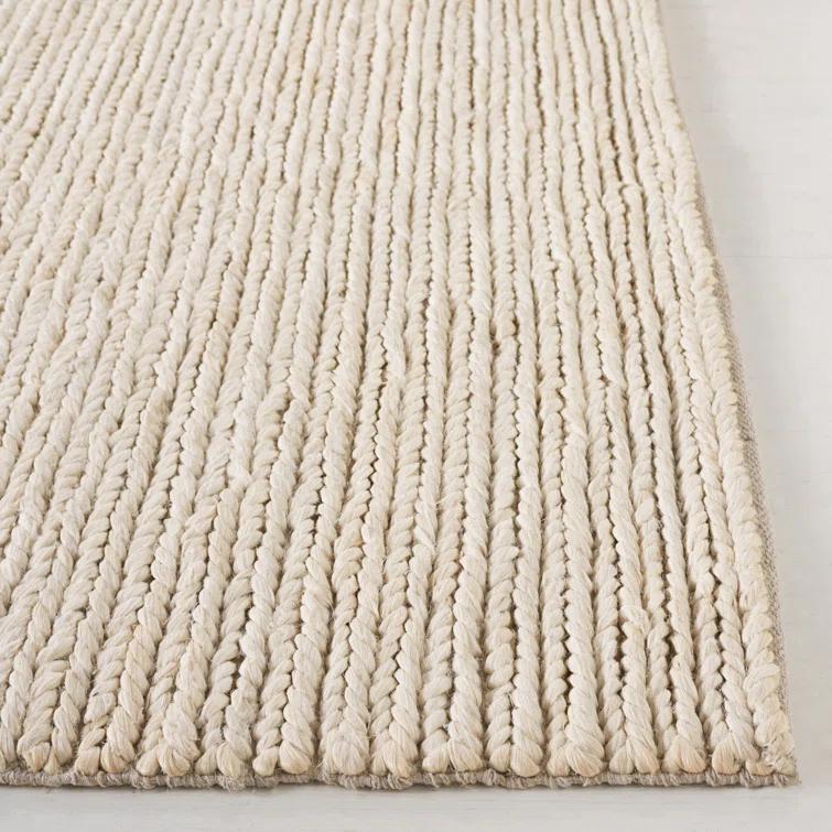 Hand-Knotted Birch & Cotton Blend 8' x 10' Area Rug