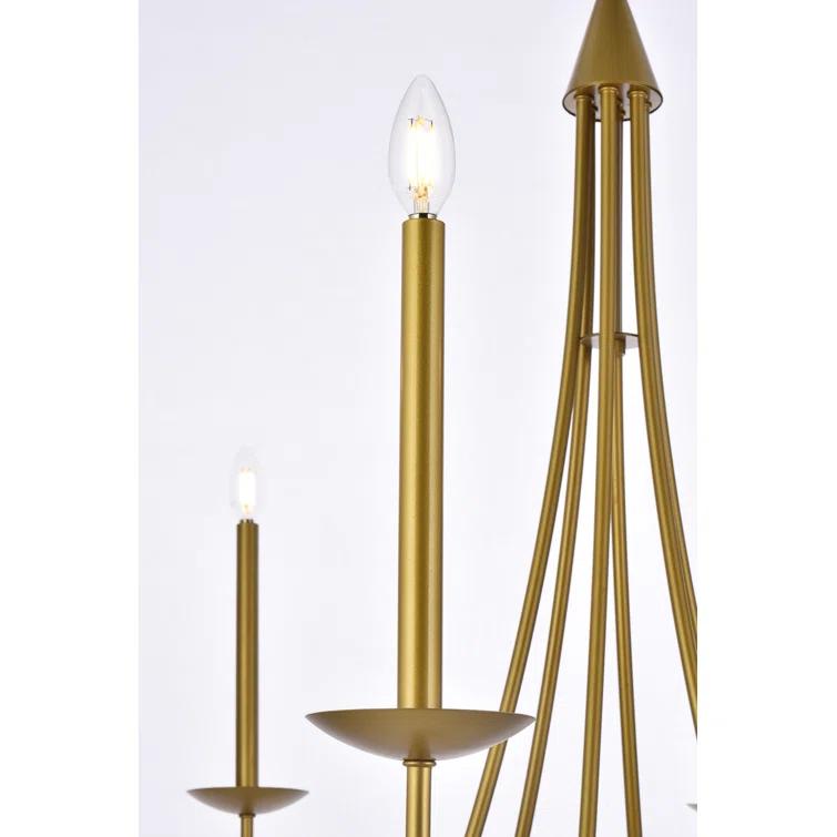 Castlehill 6 Light Metal Dimmable Chandelier