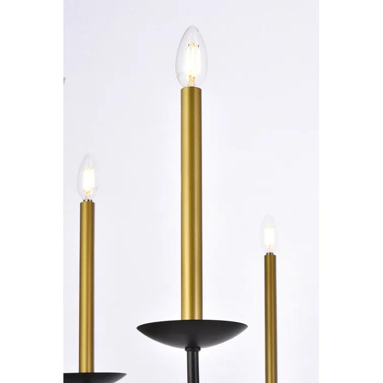 Castlehill 6 Light Metal Dimmable Chandelier