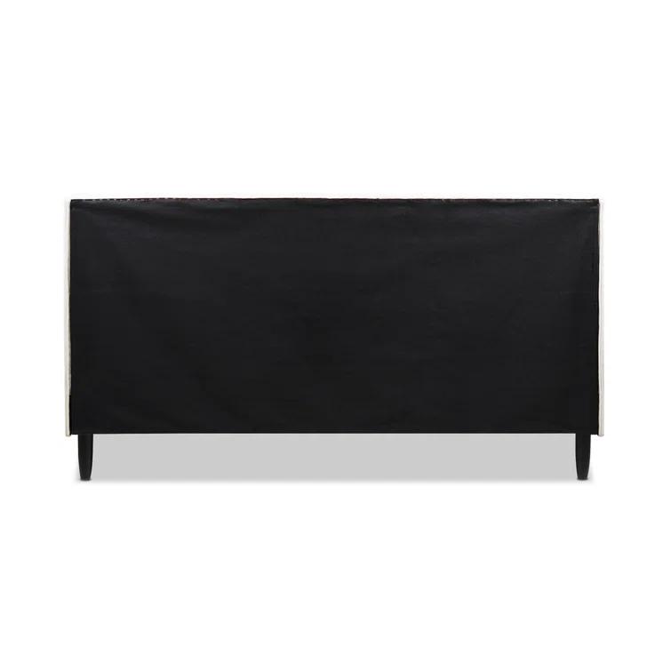 Afraa Upholstered Wingback Bed