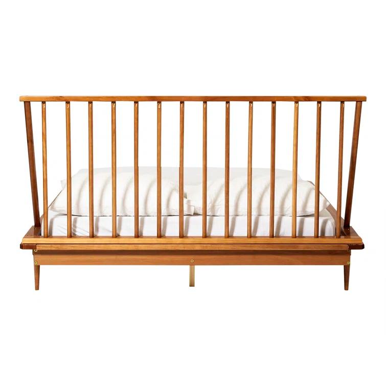 Henline Solid Wood Platform Spindle Bed