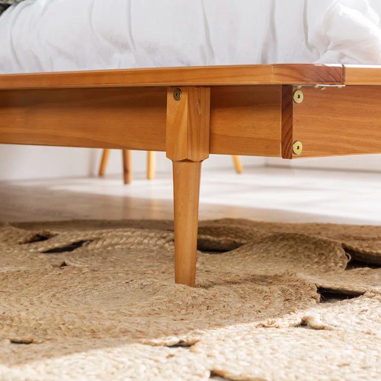 Henline Solid Wood Platform Spindle Bed