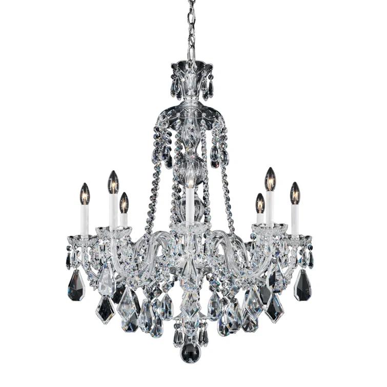 Hamilton 8 - Light Glass Classic / Traditional Chandelier
