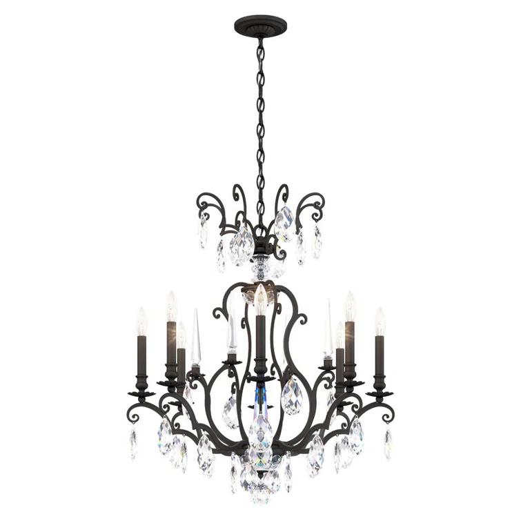 Renaissance Nouveau 8 - Light Dimmable Classic / Traditional Chandelier