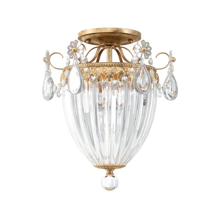 Bagatelle Crystal Semi Flush Mount