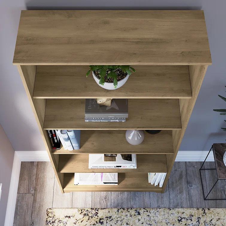 Shelonda 5 Shelf 66" Standard Bookcase