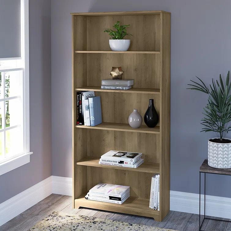 Shelonda 5 Shelf 66" Standard Bookcase