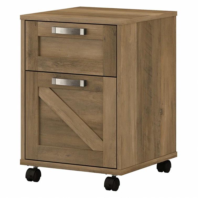 Cowden 16"W 2 -Drawer Mobile Vertical Filing Cabinet