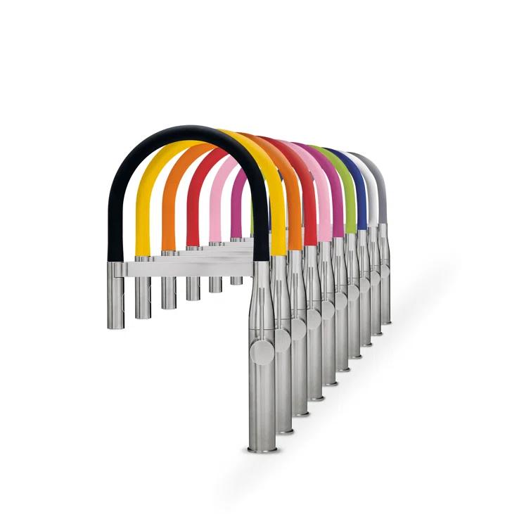 Essence New Single Handle Kitchen Faucet with SilkMove® and with Accessories