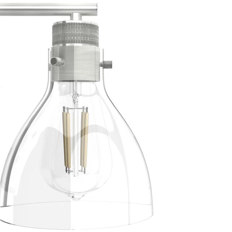 Hunter Van Nuys Brushed Nickel 1 Light Sconce Wall Light Fixture
