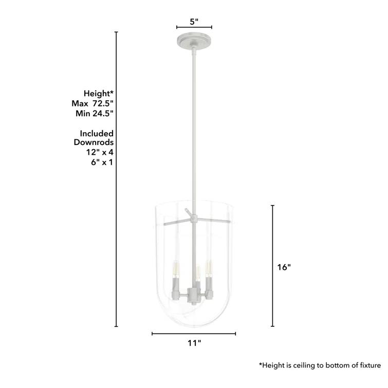 Sacha 3 - Light Urn Pendant
