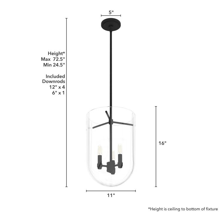 Hunter Fan Sacha 3 - Light Urn Pendant