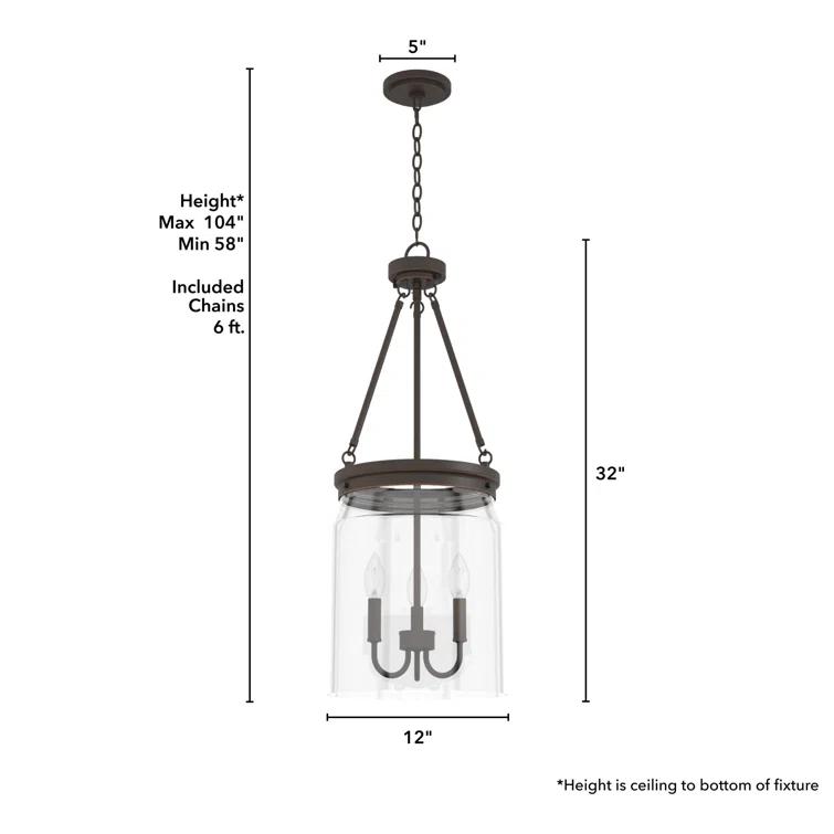 Devon Park 3 - Light Cylinder Pendant