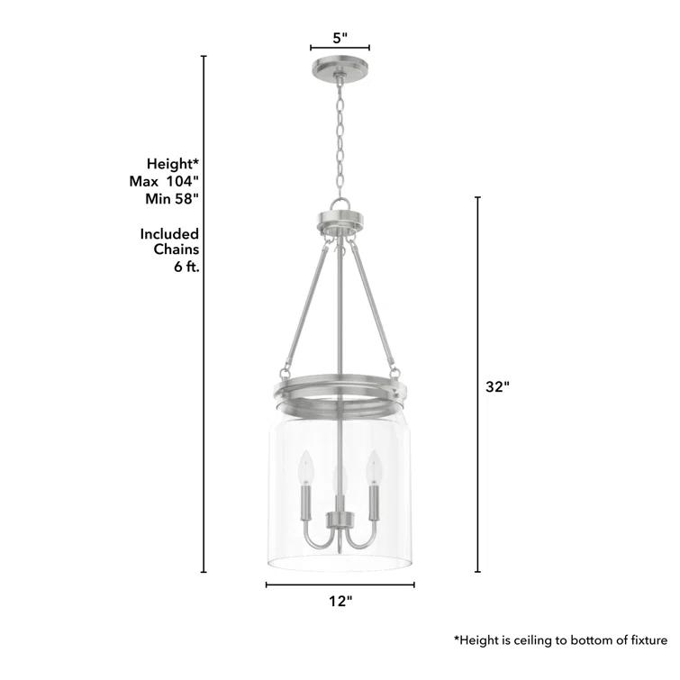 Devon Park 3 - Light Cylinder Pendant