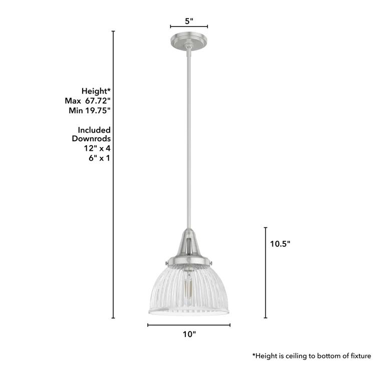 Cypress Grove 1 Light Dome Pendant?