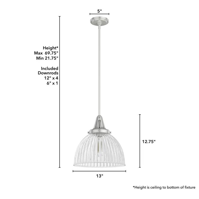 Cypress Grove 1 Light Dome Pendant?